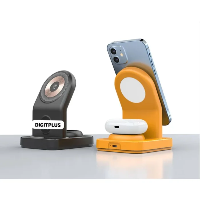 Digitplus 3-in-1 Wireless Charger Black